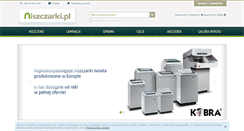 Desktop Screenshot of niszczarki.pl